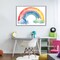 Stupell Industries Colorful Rainbow with White Stars Framed Giclee, design by Creative Studio